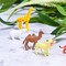 75 Piece Party Pack Mini Wild Jungle Animals - Plastic Mini Educational Jungle Animal Toys - Fun Gift Party